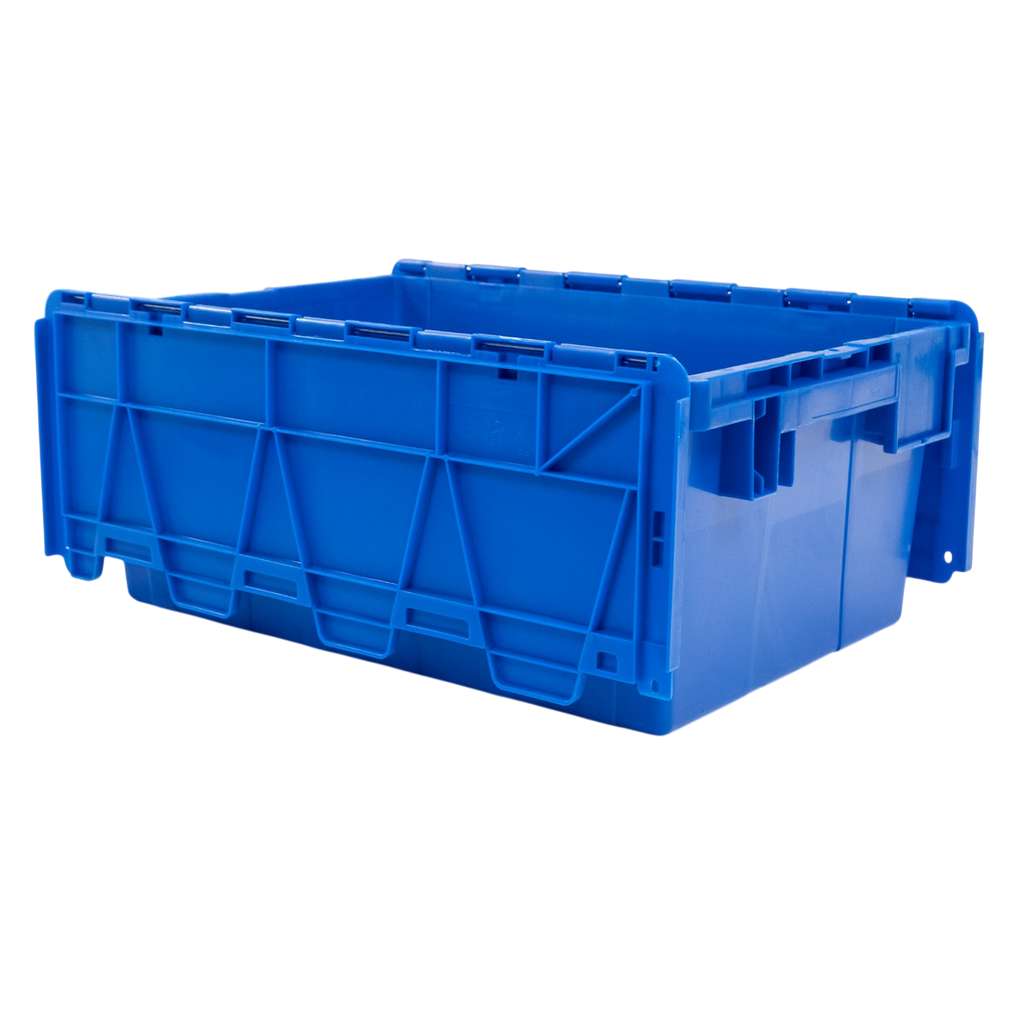 Pojemnik transportowy Mega-M zamykany S-60 cm G-40 cm H-25 cm plastikowy niebieski N - obrazek 10