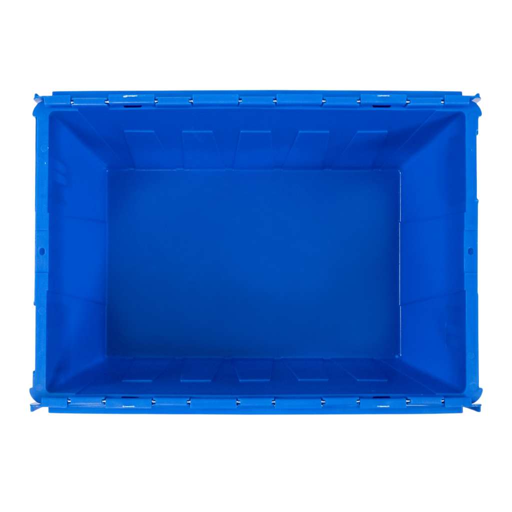 Pojemnik transportowy Mega-M zamykany S-60 cm G-40 cm H-36 cm plastikowy niebieski N - obrazek 16