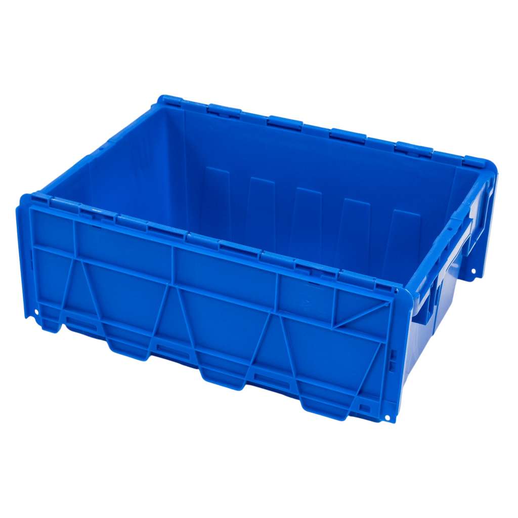 Pojemnik transportowy Mega-M zamykany S-60 cm G-40 cm H-25 cm plastikowy niebieski N - obrazek 6