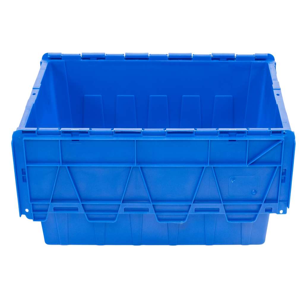 Pojemnik transportowy Mega-M zamykany S-60 cm G-40 cm H-32,5 cm plastikowy niebieski N - obrazek 14