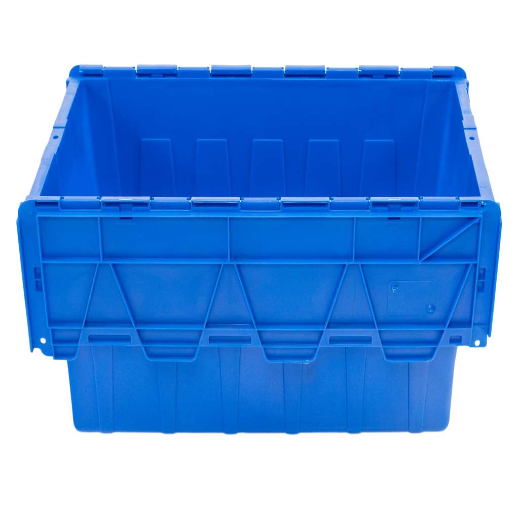 Pojemnik transportowy Mega-M zamykany S-60 cm G-40 cm H-36 cm plastikowy niebieski N - obrazek 14