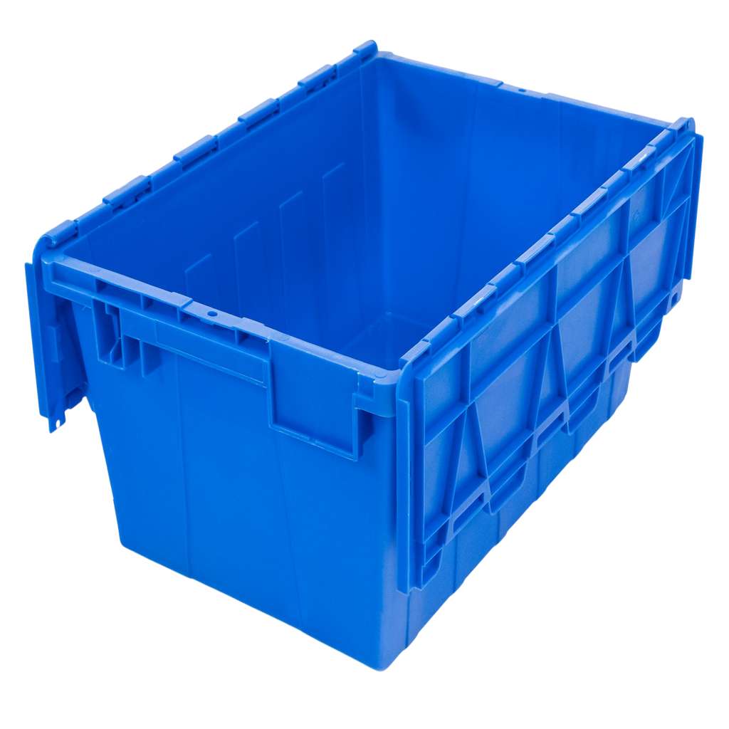 Pojemnik transportowy Mega-M zamykany S-60 cm G-40 cm H-36 cm plastikowy niebieski N - obrazek 12