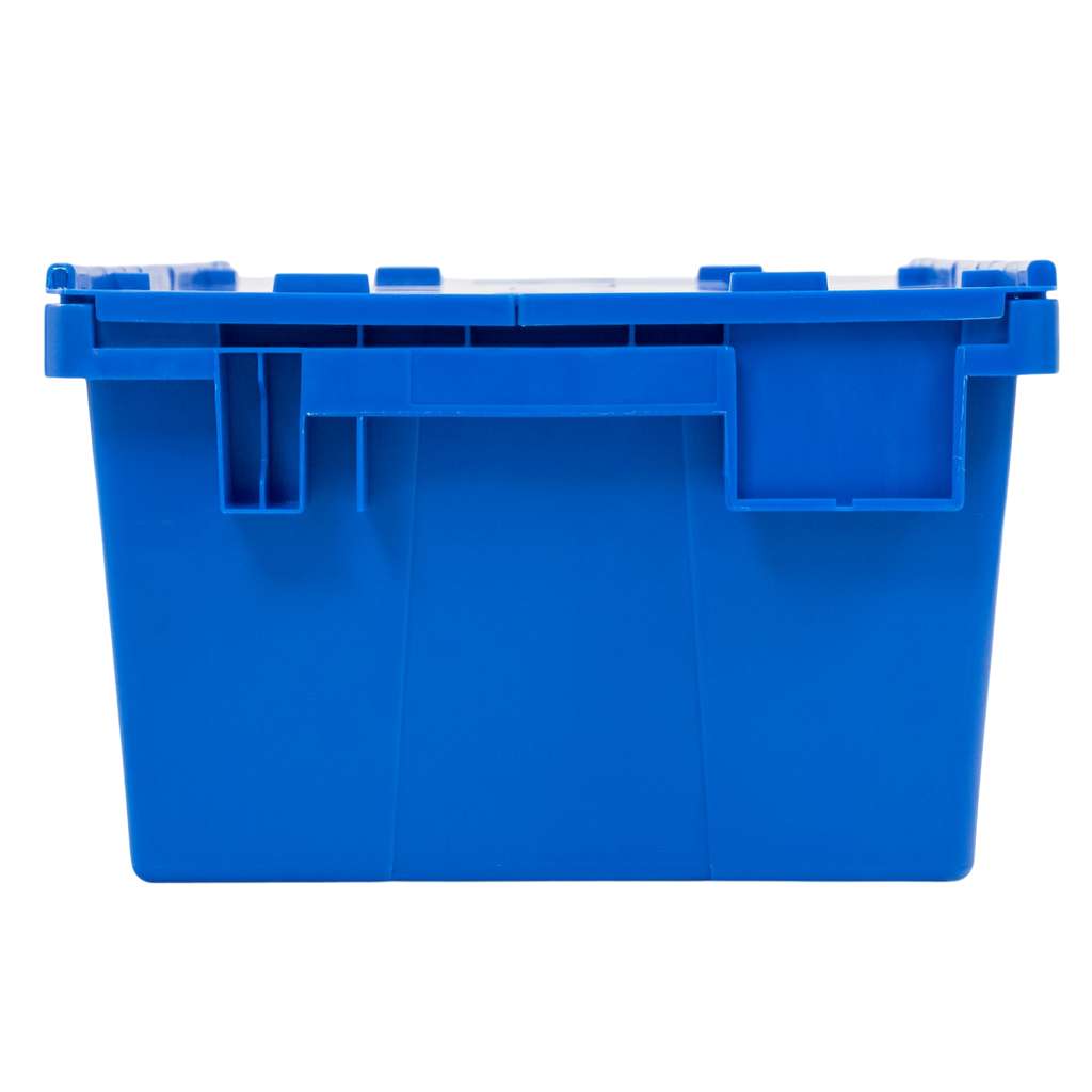Pojemnik transportowy Mega-M zamykany S-60 cm G-40 cm H-25 cm plastikowy niebieski N - obrazek 14