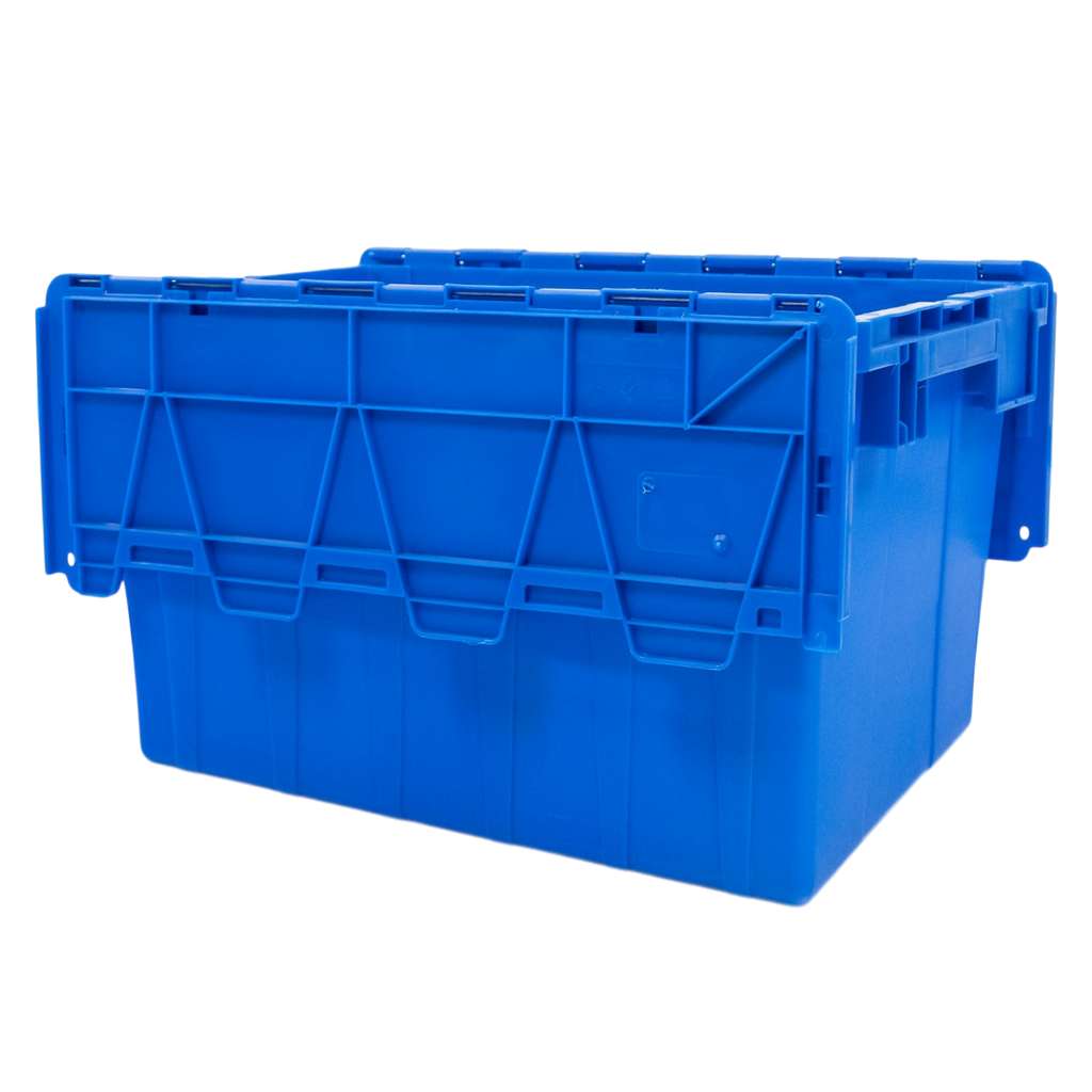 Pojemnik transportowy Mega-M zamykany S-60 cm G-40 cm H-36 cm plastikowy niebieski N - obrazek 9
