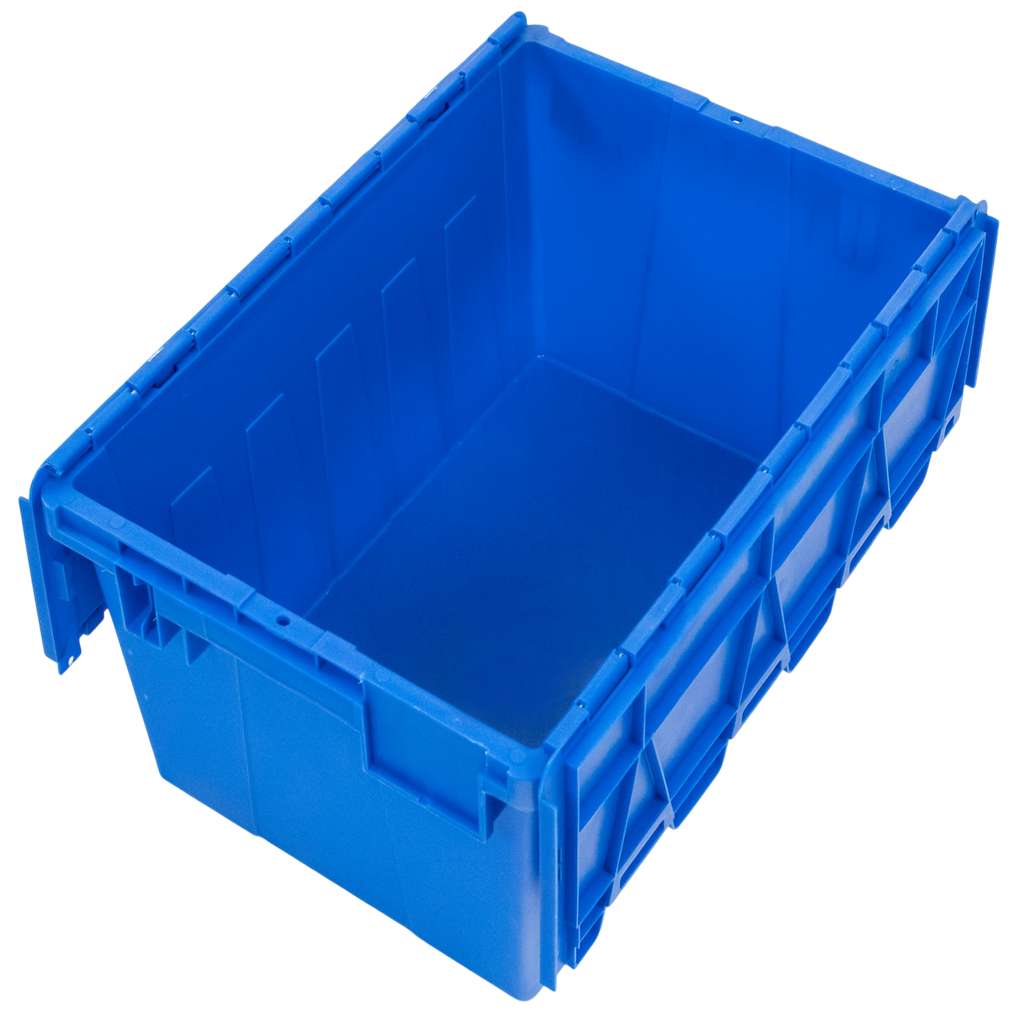 Pojemnik transportowy Mega-M zamykany S-60 cm G-40 cm H-36 cm plastikowy niebieski N - obrazek 10