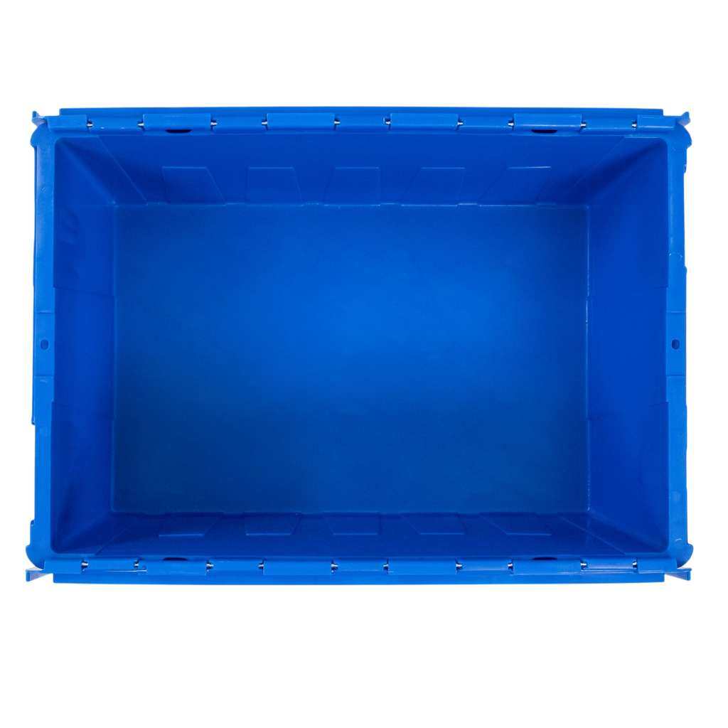 Pojemnik transportowy Mega-M zamykany S-60 cm G-40 cm H-25 cm plastikowy niebieski N - obrazek 13