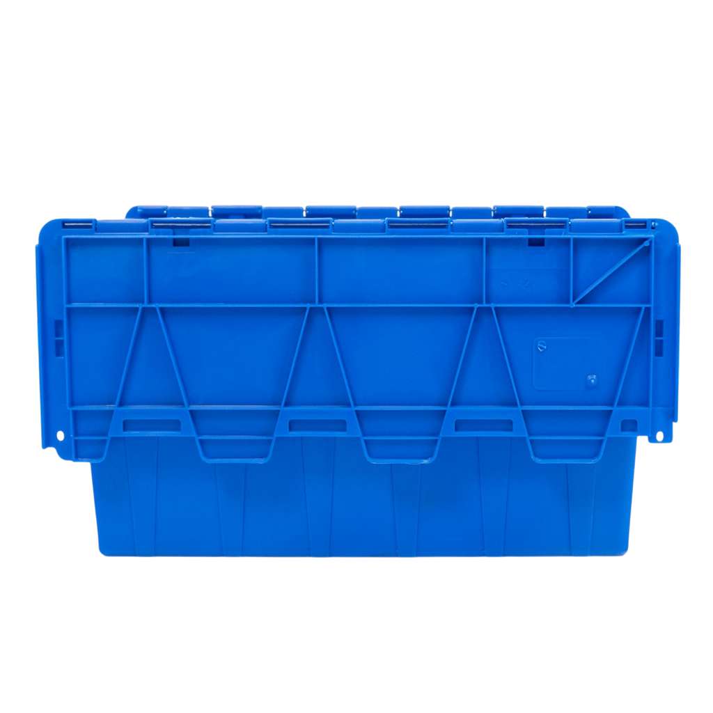 Pojemnik transportowy Mega-M zamykany S-60 cm G-40 cm H-32,5 cm plastikowy niebieski N - obrazek 13