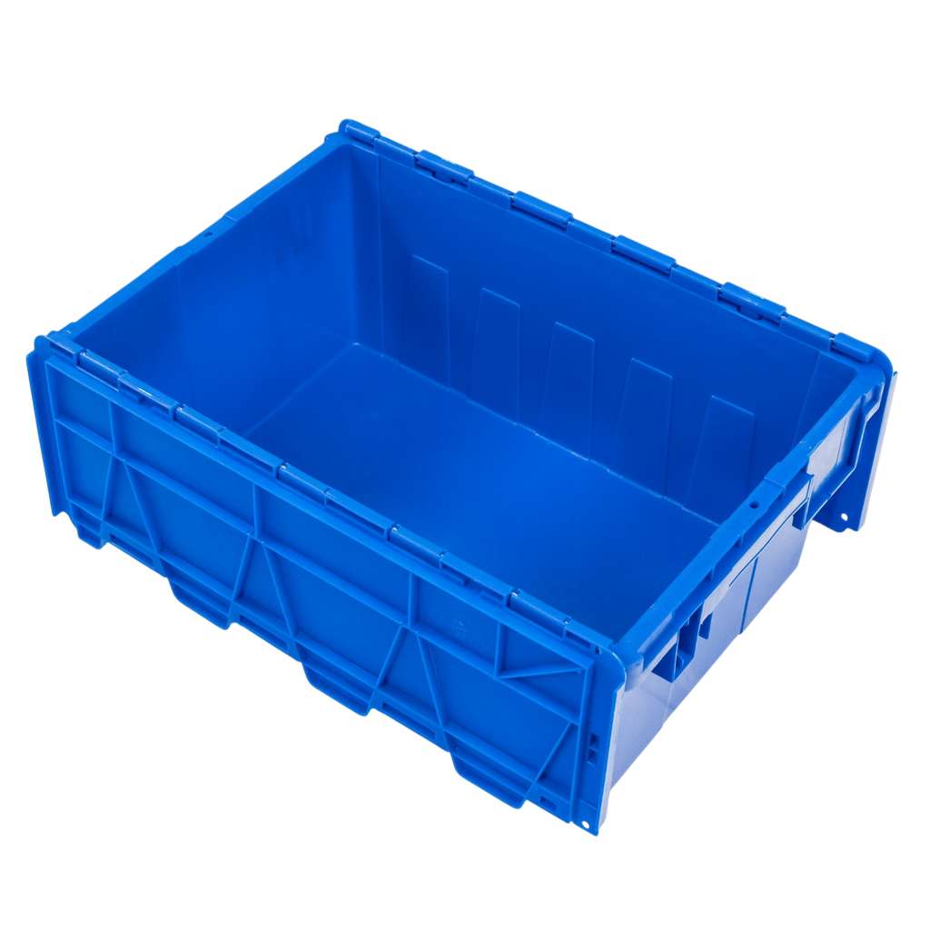 Pojemnik transportowy Mega-M zamykany S-60 cm G-40 cm H-25 cm plastikowy niebieski N - obrazek 8
