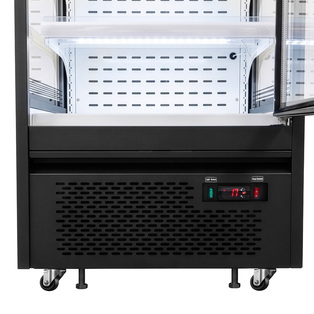 Regał chłodniczy Mega-M HUGO PLUS RU L-70 cm G-72 cm H-205 cm drzwi transparentne N - obrazek 4