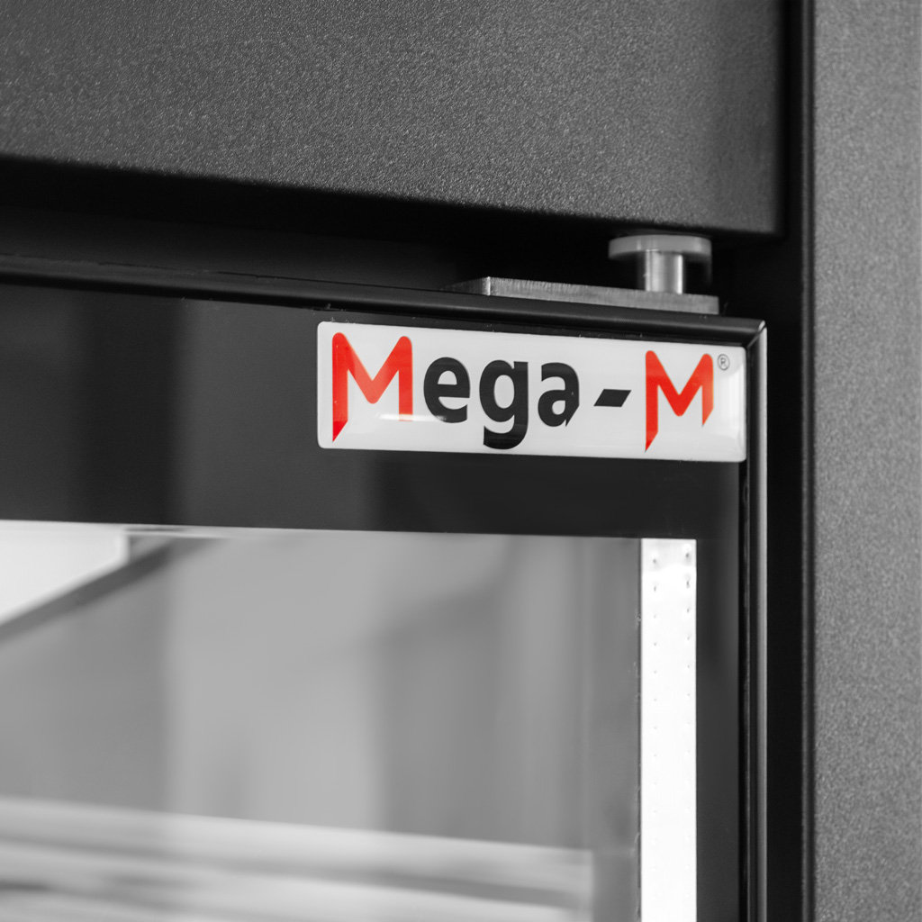 Regał chłodniczy Mega-M HUGO PLUS RU L-195 cm G-72cm H-205 cm drzwi transparentne - obrazek 10