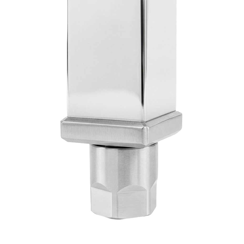 Stół ze stali nierdzewnej przyścienny z 2-ma półkami Mega-M X STANDARD S-200cm G-70 cm H-85 cm N - obrazek 6
